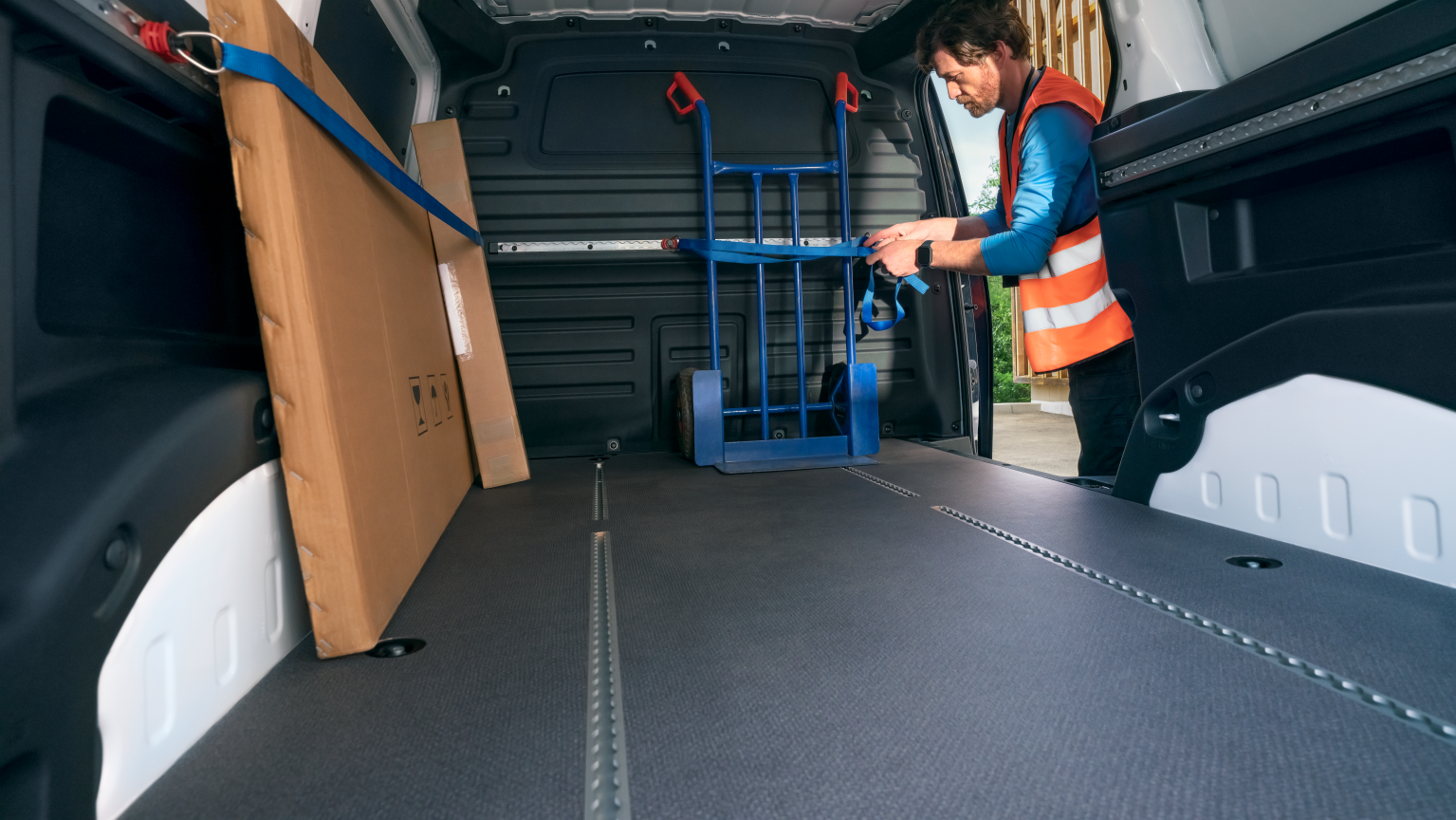 VW ID Buzz Cargo csomagtere belülről