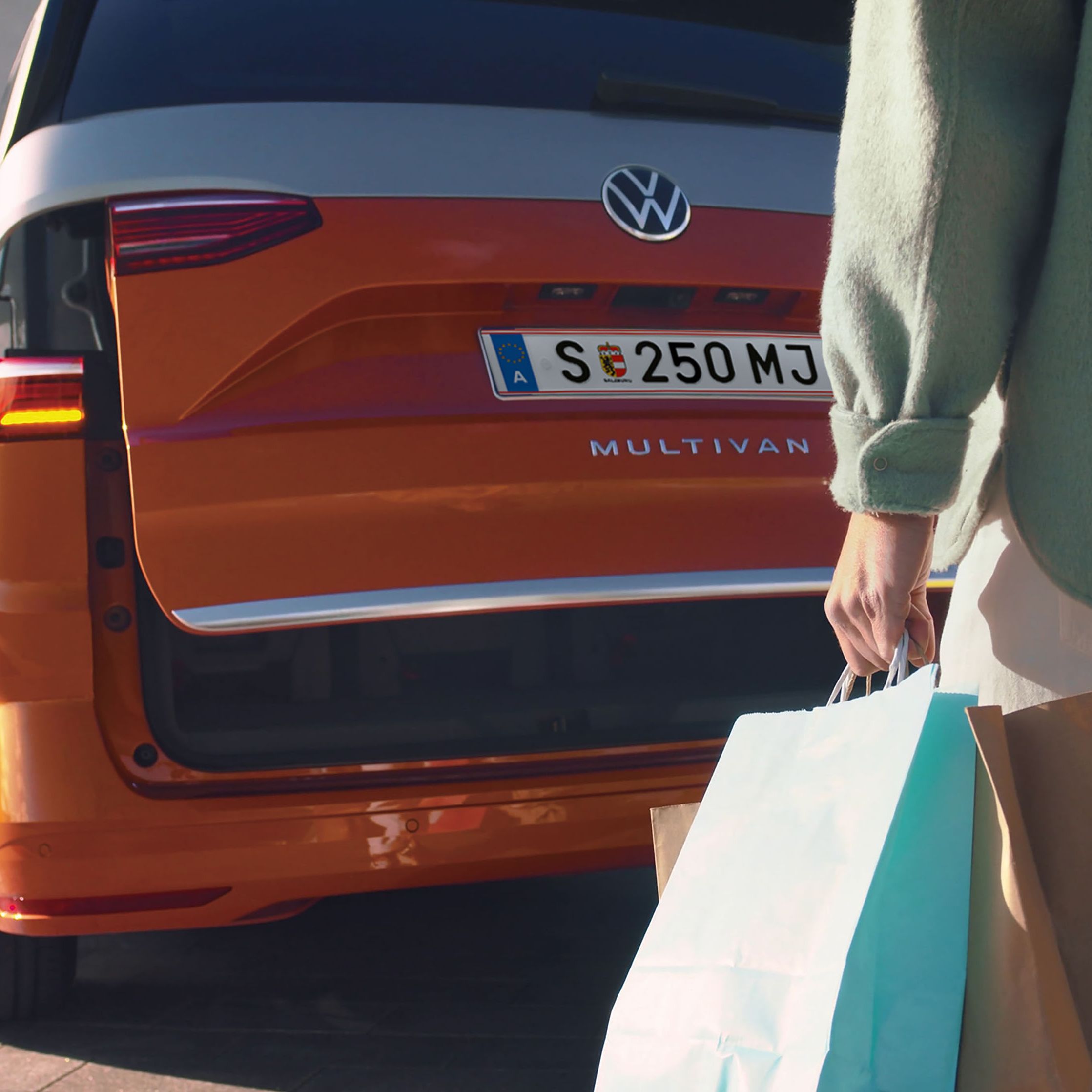 Easy Open Funktion des neuen Multivans