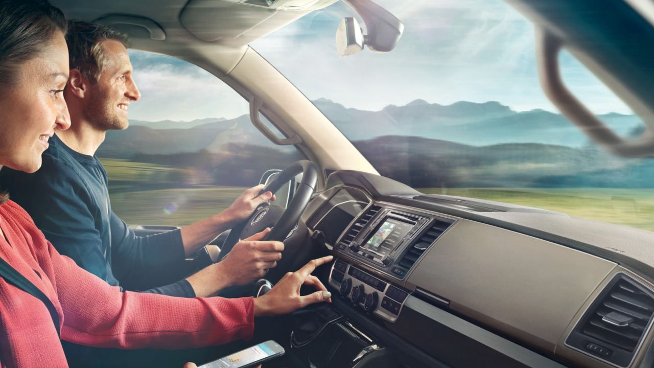 VW Nutzfahrzeuge Infotainment Display 