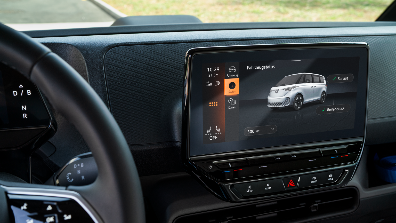 VW ID Buzz Cargo műszerfal