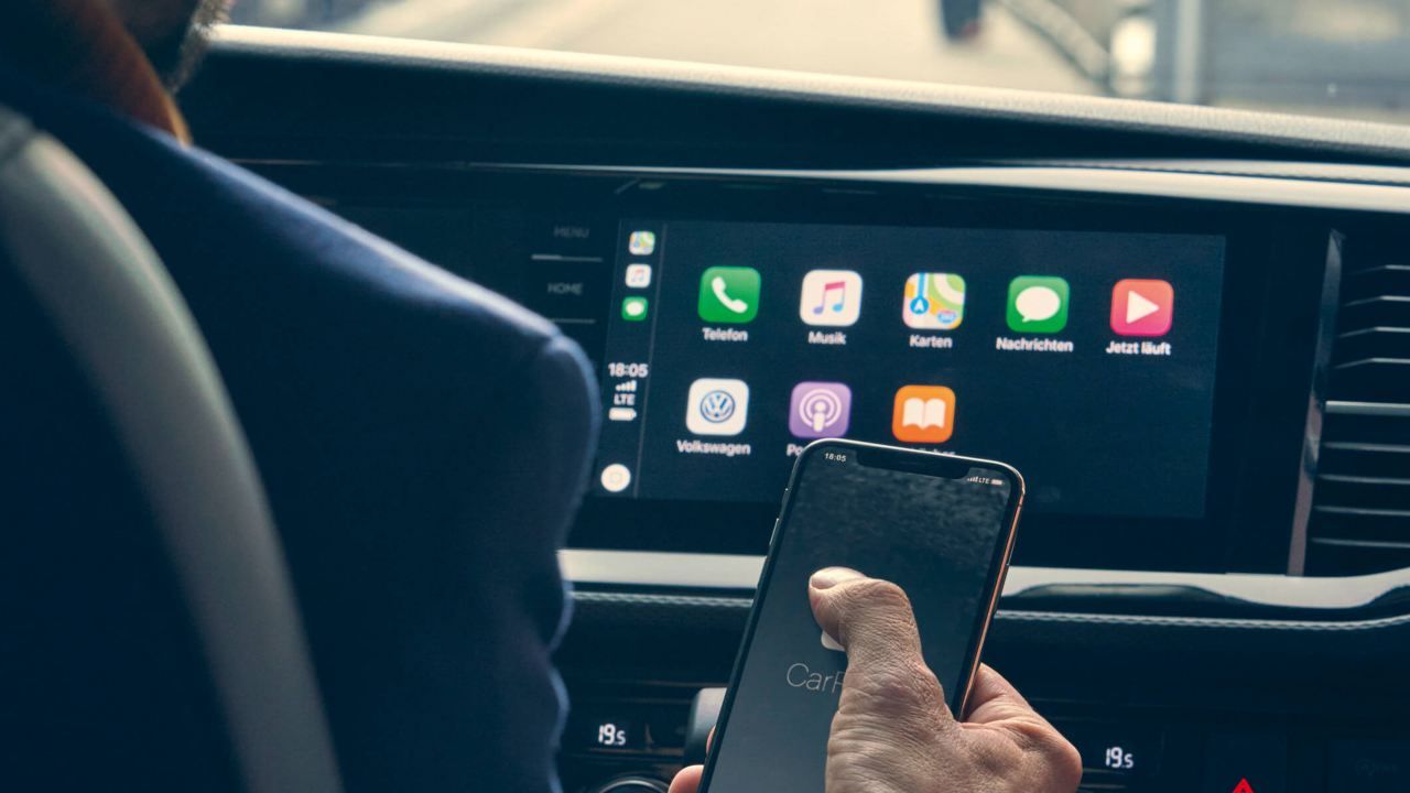 VW Nutzfahrzeuge Infotainment Display 